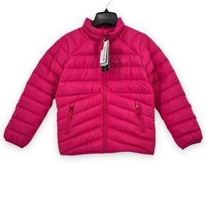 Marmot Highlander700 Fill Down Puffer Jacket Very Berry Pink Girls Size X-Large